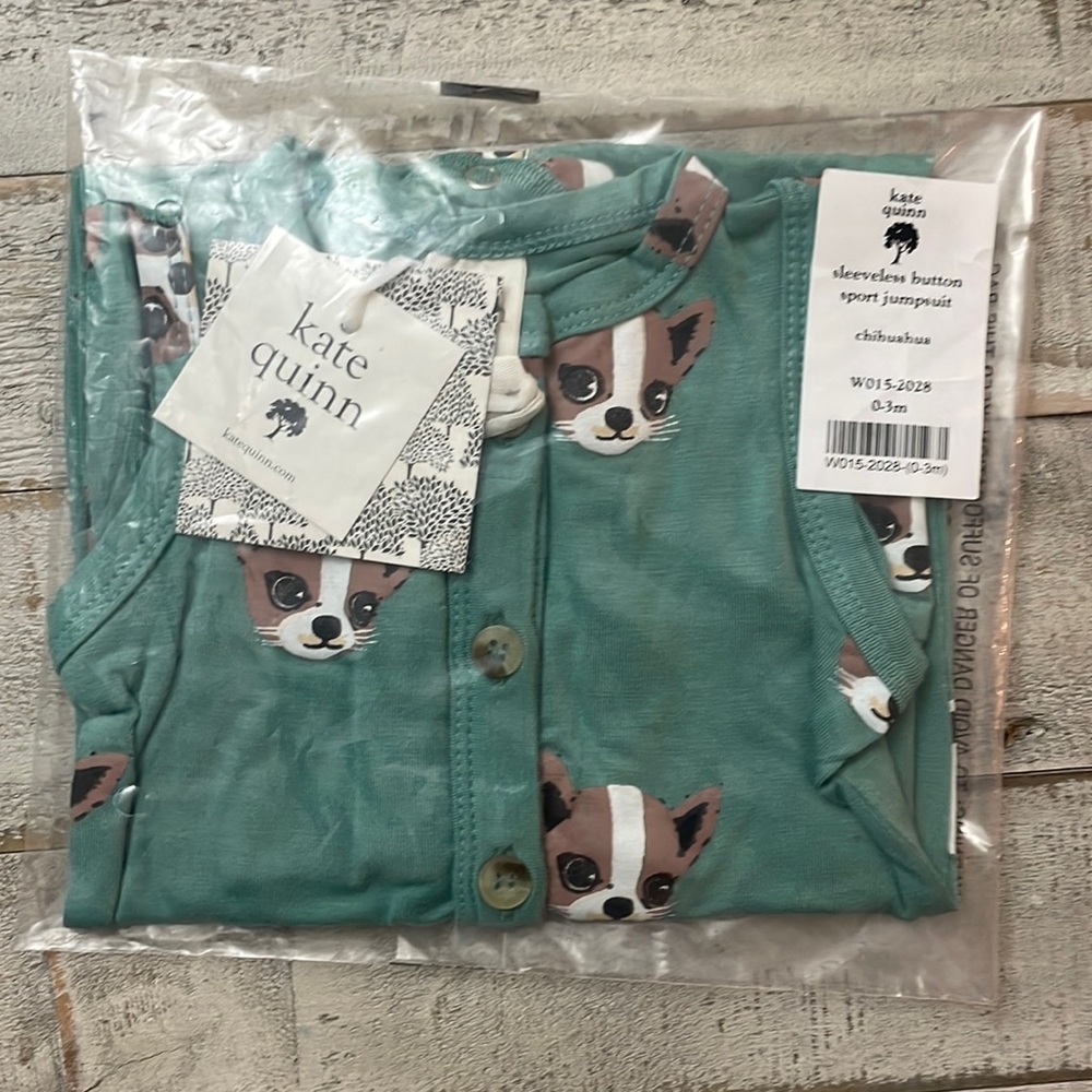 Kate Quinn sleeveless bodysuit 0-3 m